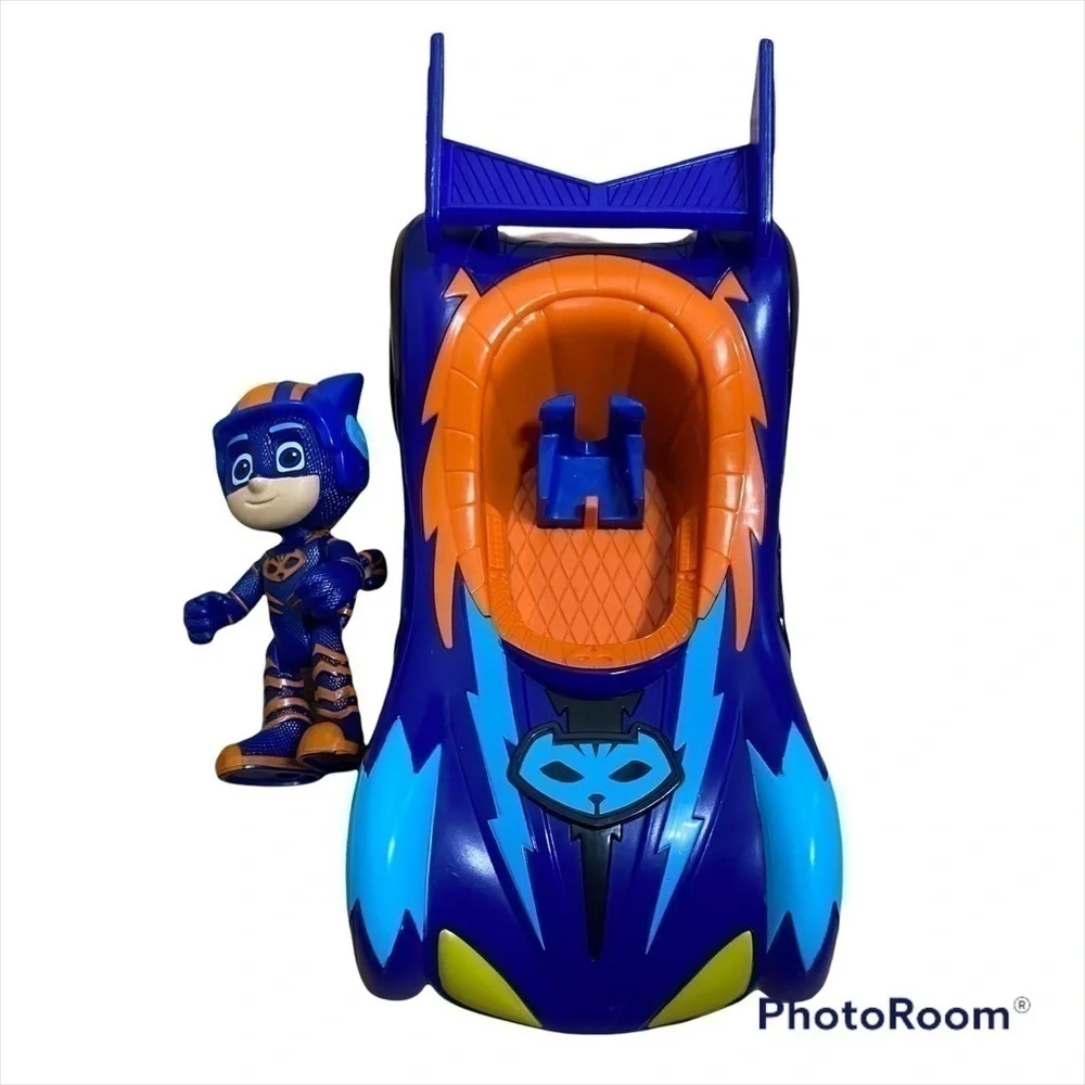 PJ Masks Race Into the Night Cat Car Toy Kids Nickelodeon Blue
